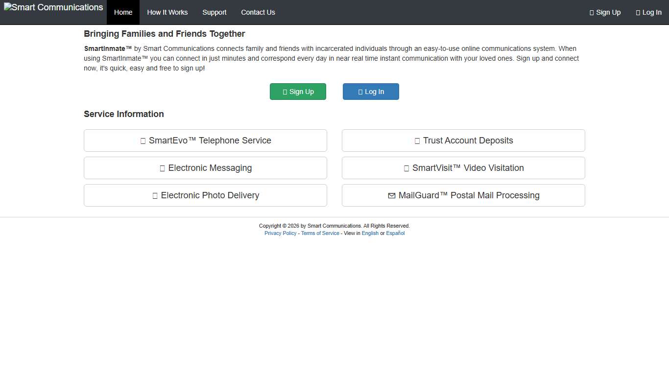 SmartInmate - Corrections Communications Services
